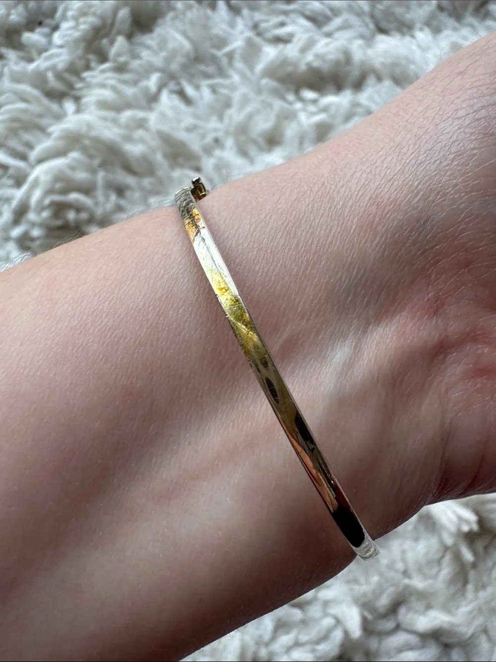 Blue Stone Swirl Bangle